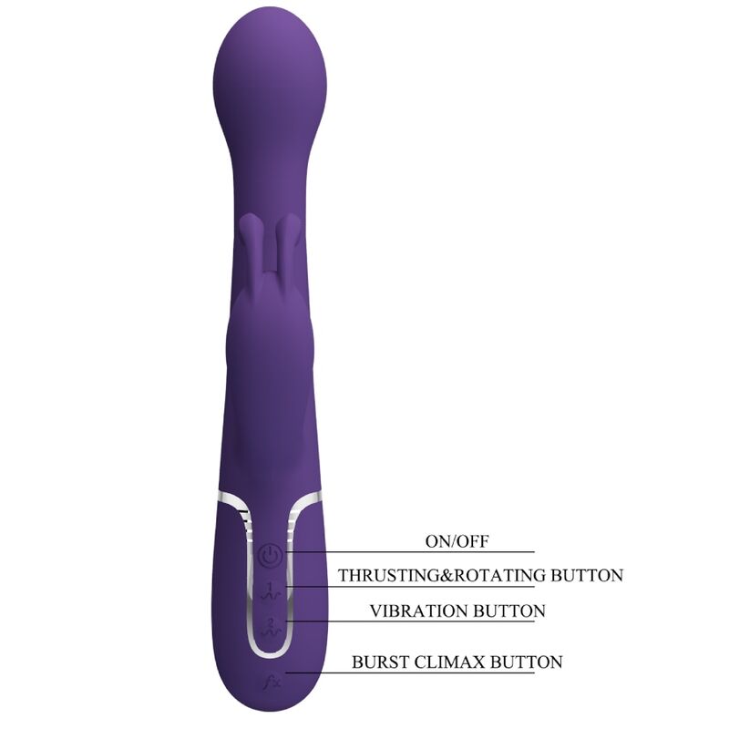 Pretty Love – Dejon Rabbit Vibrator 3 in 1 Multifunktions-Lila