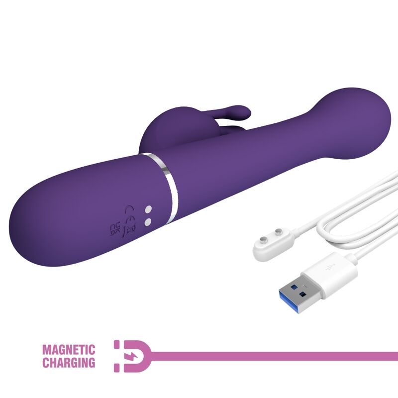 Pretty Love – Dejon Rabbit Vibrator 3 in 1 Multifunktions-Lila