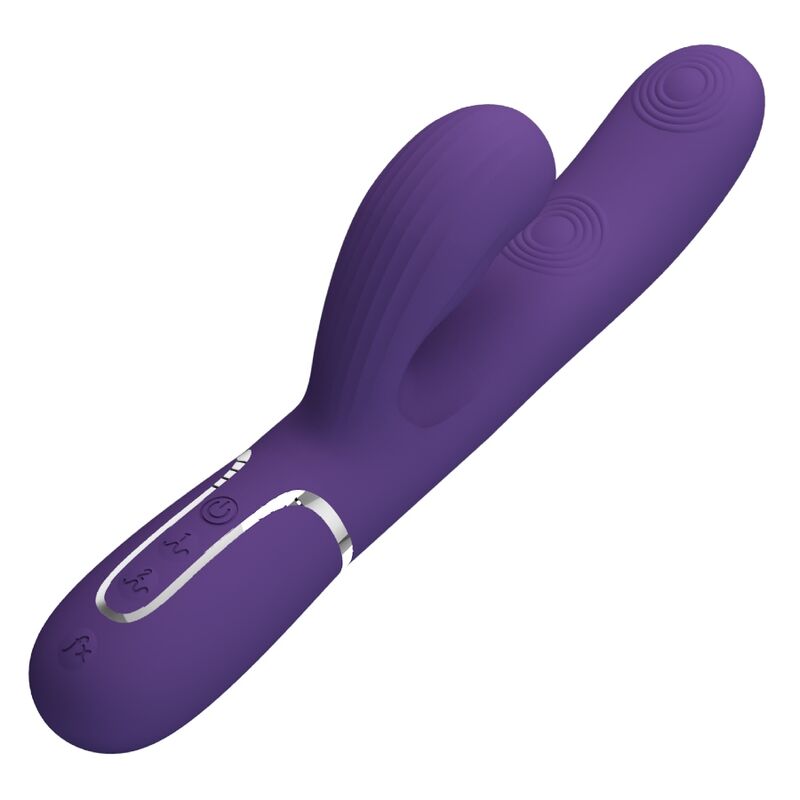Pretty Love – Perlita G-Spot Vibrator 3 in 1 Multifunktions-Lila