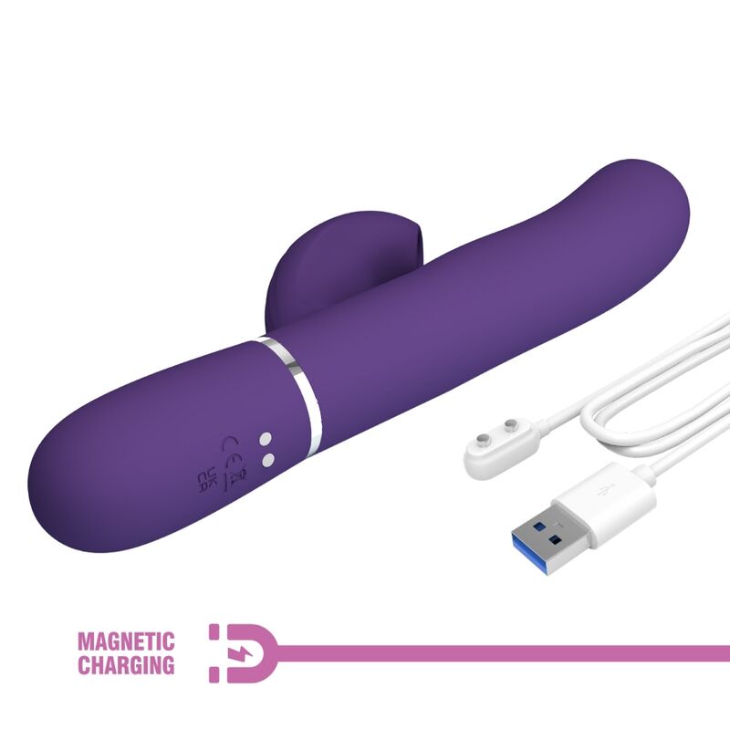 Pretty Love – Perlita G-Spot Vibrator 3 in 1 Multifunktions-Lila