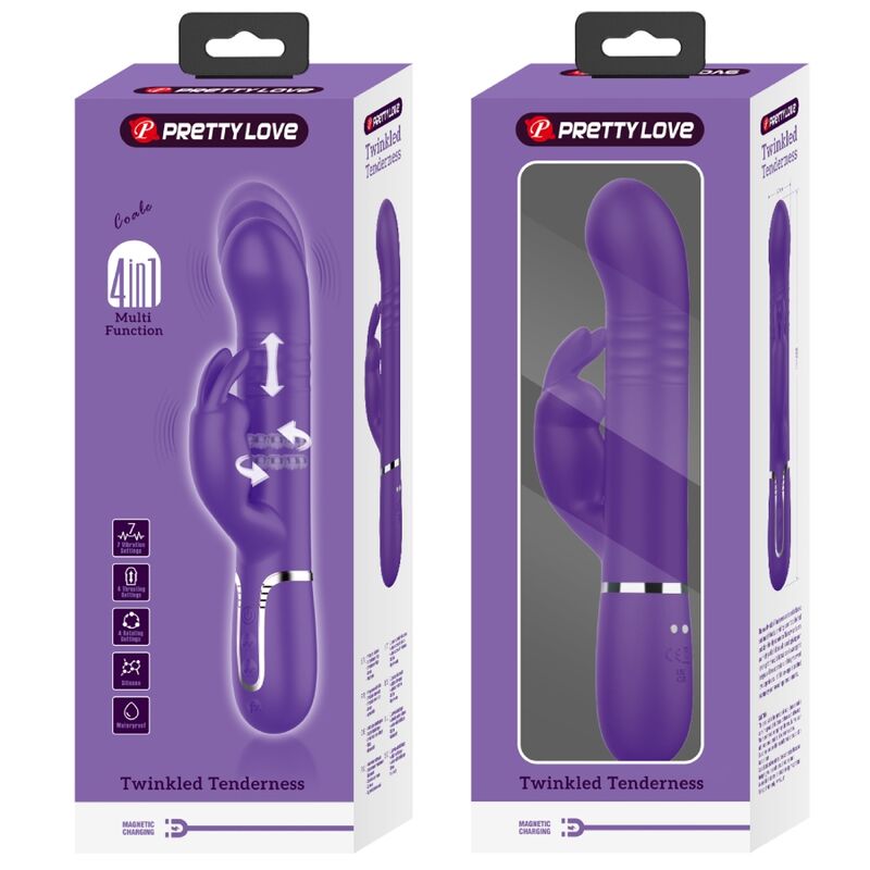 Pretty Love – Coale Rabbit Vibrator 4 in 1 Lila
