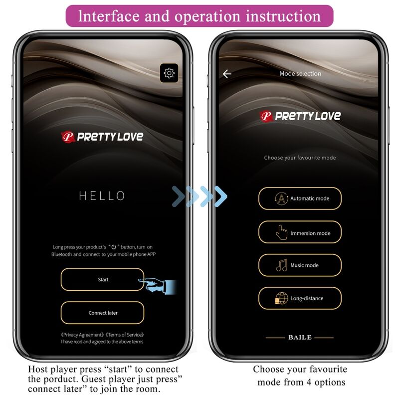 Pretty Love – Hector Elektroschock-Vibrator Kostenlose App Violett