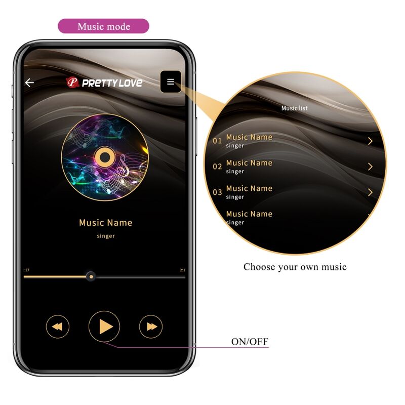 Pretty Love – Hector Elektroschock-Vibrator Kostenlose App Violett