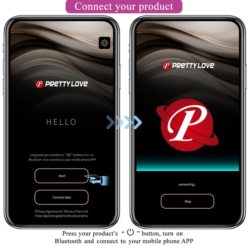 Pretty Love – Hector Elektroschock-Vibrator Kostenlose App Violett