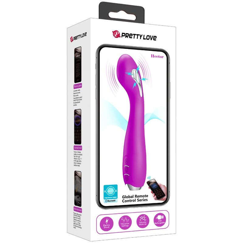Pretty Love – Hector Elektroschock-Vibrator Kostenlose App Violett