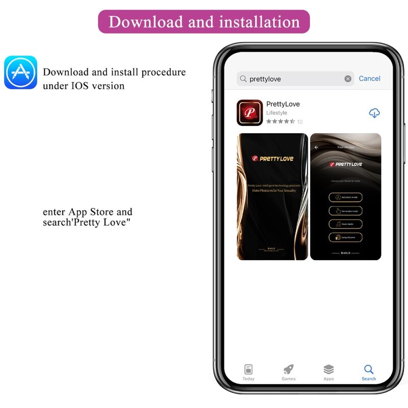 Pretty Love – Hector Elektroschock-Vibrator Kostenlose App Violett
