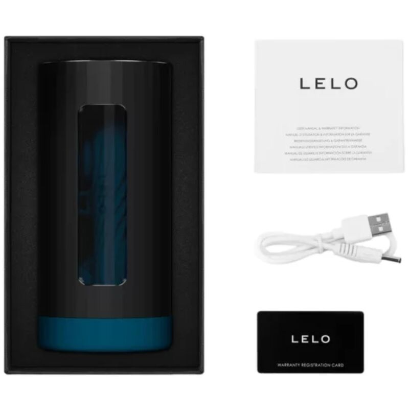 Lelo – F1s V3 Männlicher Masturbator, Blaugrün, Xl