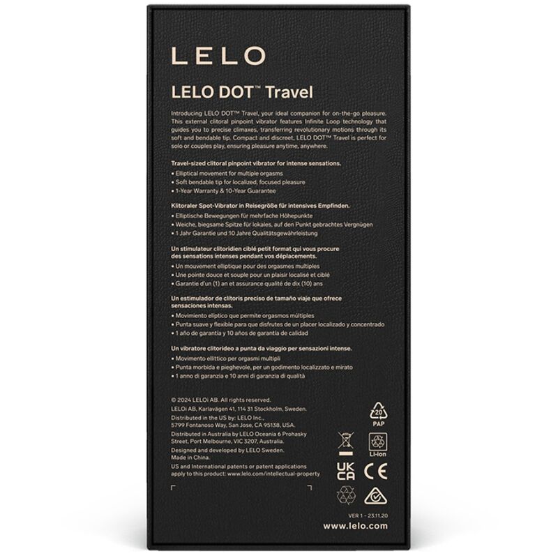 Lelo – Dot Travel Klitoris-Stimulator Rosa