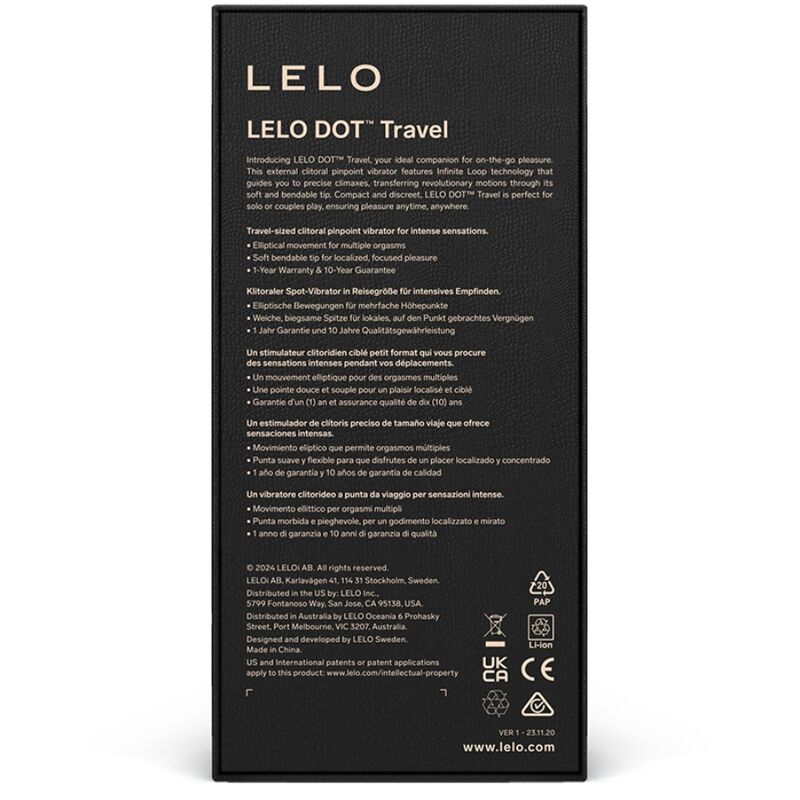 Lelo – Dot Travel Klitoris-Stimulator Lila