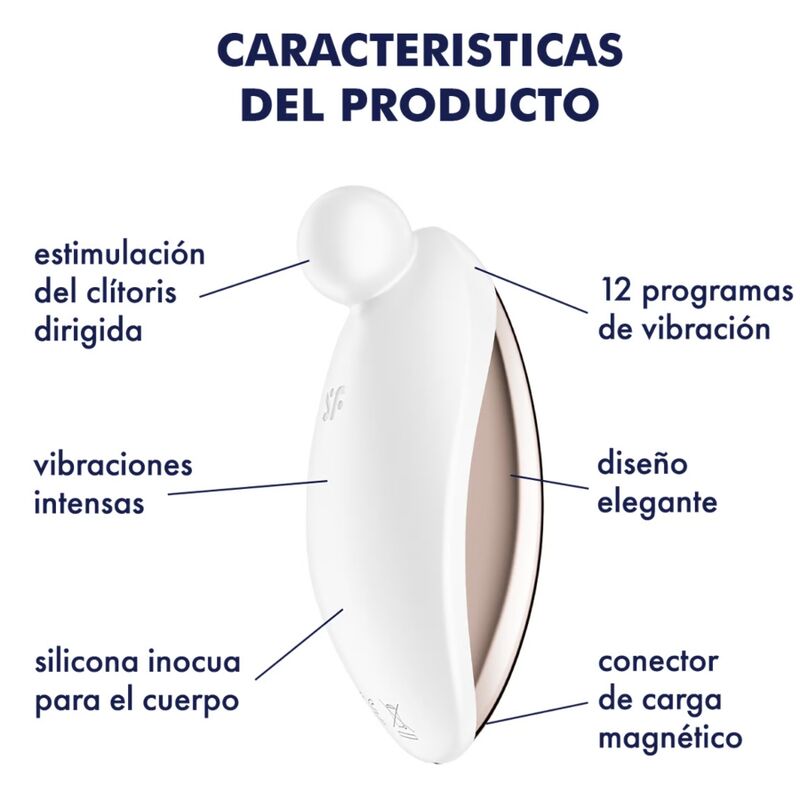 Satisfyer – Spot On 2 Auflegevibrator Weiss