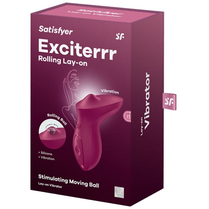 Satisfyer Exciterrr Vibrator Auflegbarer Klitoris Fuchsia