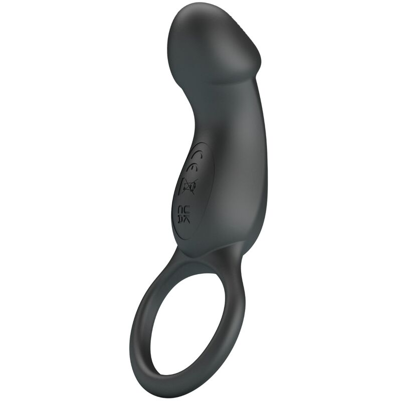 Pretty Love – Trae Vibrationsring mit Schwarzem Stimulator