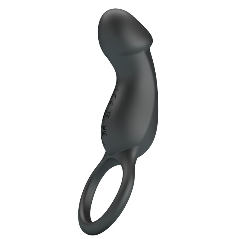 Pretty Love – Trae Vibrationsring mit Schwarzem Stimulator