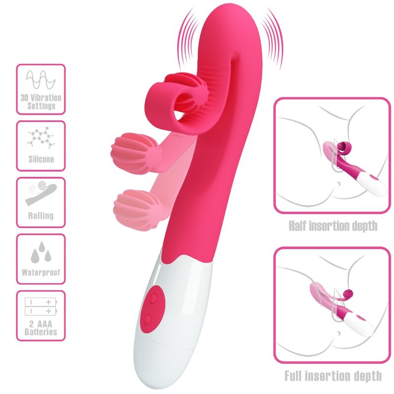 Romance – Vibrator und Stimulator 30 Geschwindigkeiten Rosa
