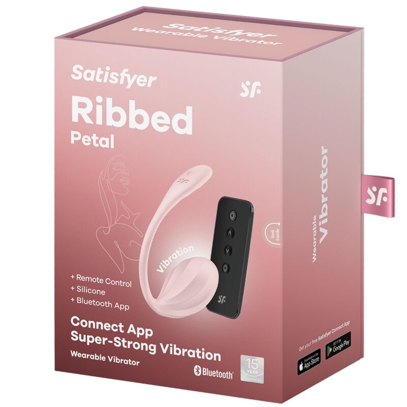 Satisfyer Ribbed Petal G Point Fernbedienung Stimulator Rose