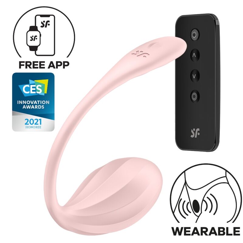 Satisfyer Ribbed Petal G Point Fernbedienung Stimulator Rose
