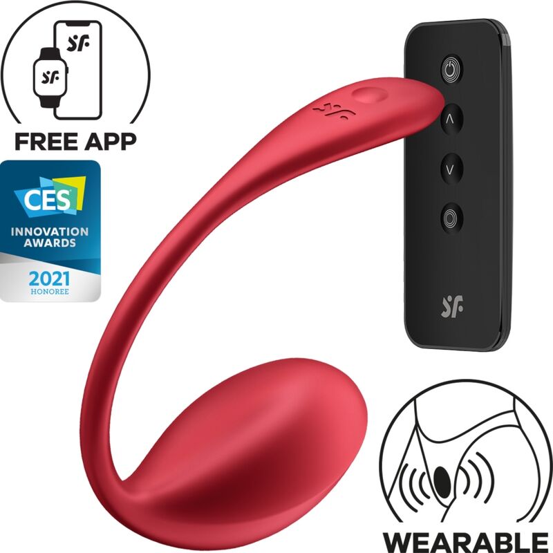Satisfyer Shiny Petal G Point Fernbedienungs Stimulator Rot