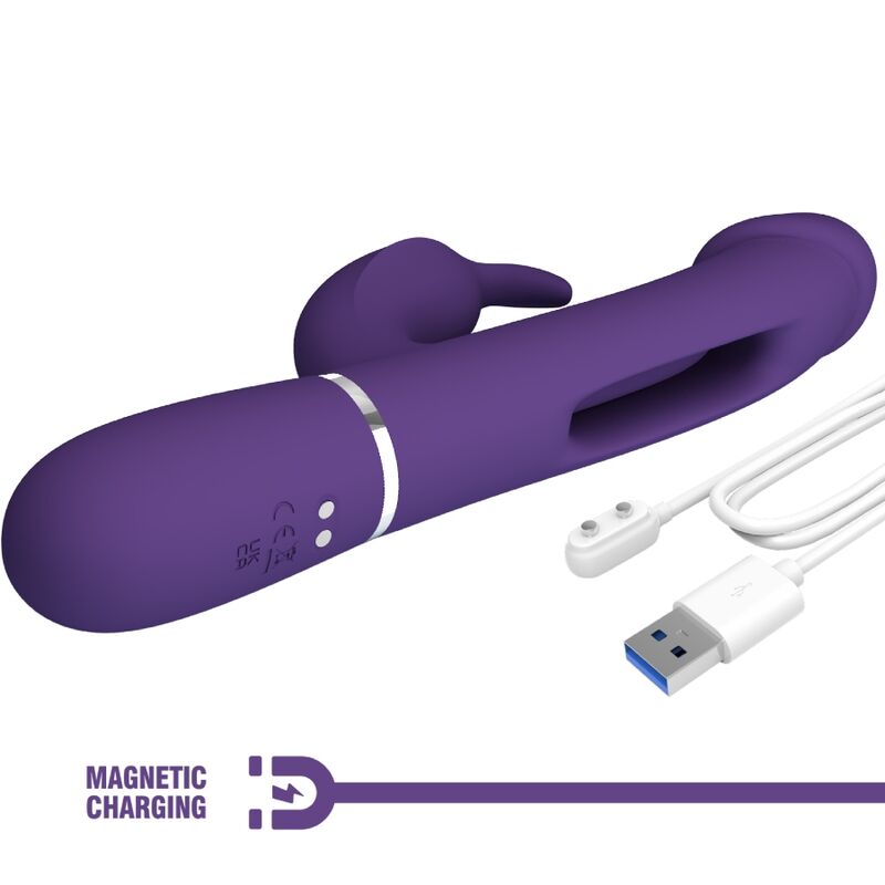 Pretty Love – Kampas Rabbit 3 in 1 Multifunktionsvibrator mit Zunge...