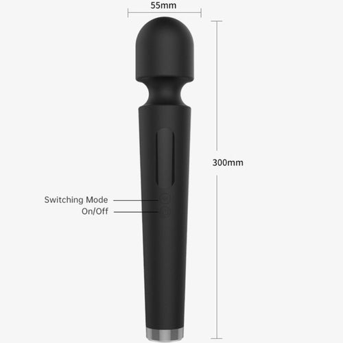 Armony X Power Grosser Massager & Vibrator 7 Vibrationen Schwarz