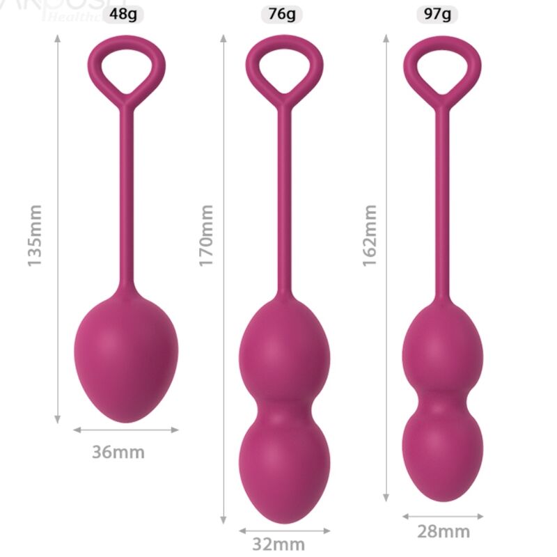 Armony Anabiosis Vaginalhantel 3 Ebenen Burgund