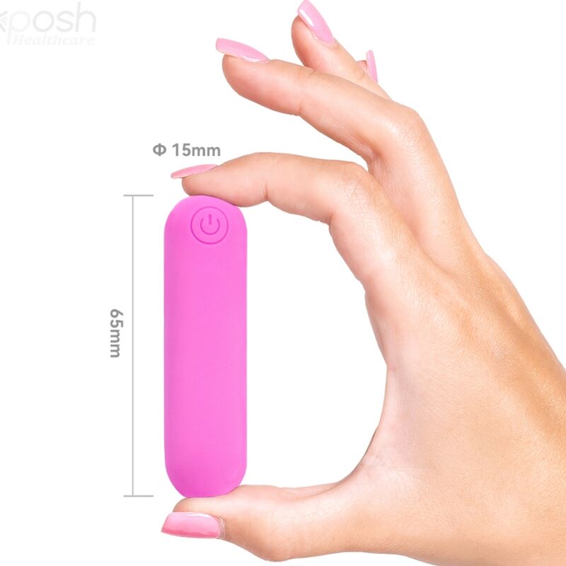 Armony – Splash Hehe Vibrator Bullet Silikon 10 Vibrationen 65 x 15...
