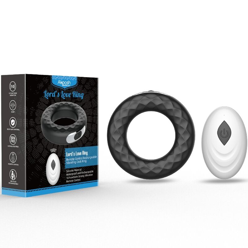 Armony Lord's Love Ring Vibrator Fernbedienung Schwarz