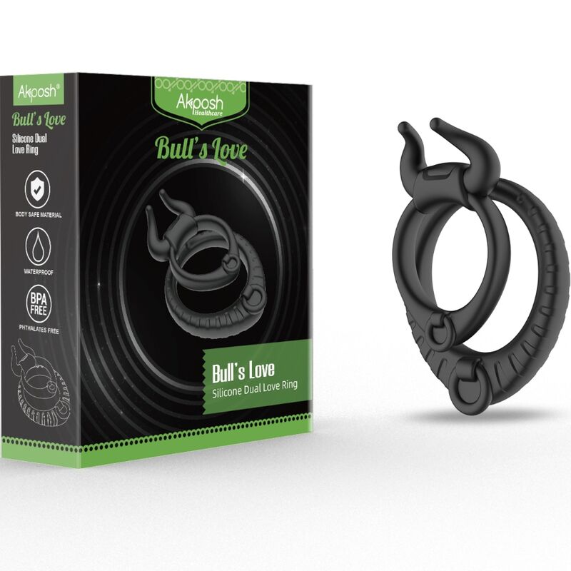 Armony Bull's Pasion Ring Schwarz