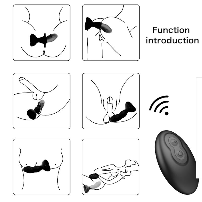 Armony – Extreme A Bloom Rose Vibrator & Analstecker Fernbedienung...