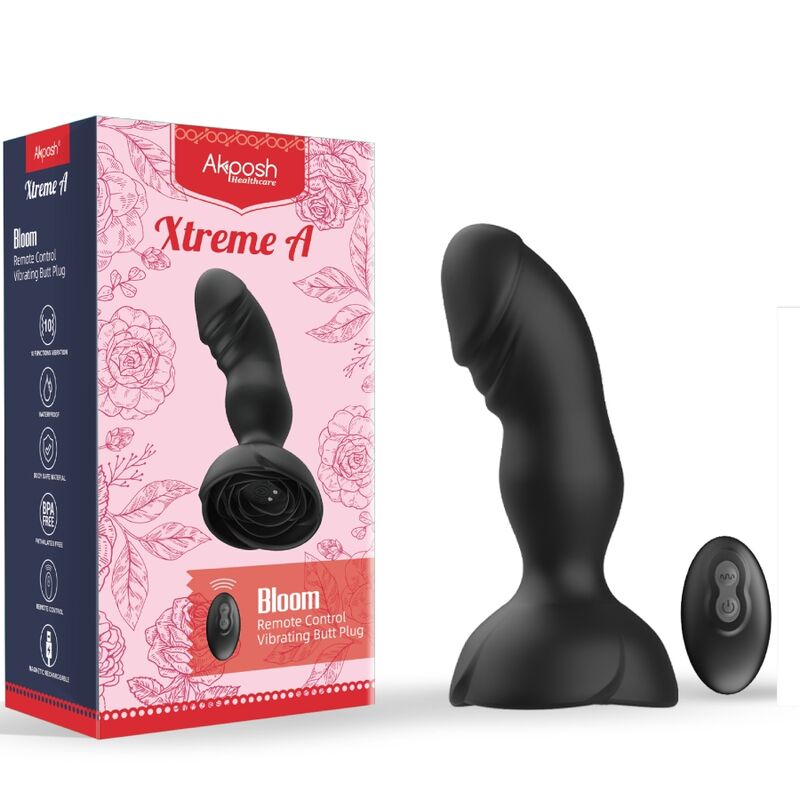 Armony – Extreme A Bloom Rose Vibrator & Analstecker Fernbedienung...