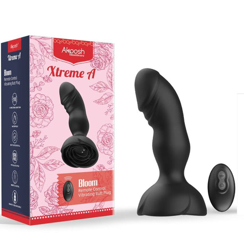 Armony – Extreme A Bloom Rose Vibrator & Analstecker Fernbedienung...