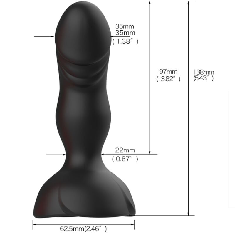 Armony – Extreme A Bloom Rose Vibrator & Analstecker Fernbedienung...