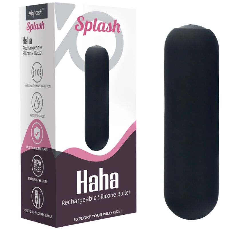 Armony – Splash Haha Vibrator Bullet Silikon 10 Vibrationen 75 x 19...