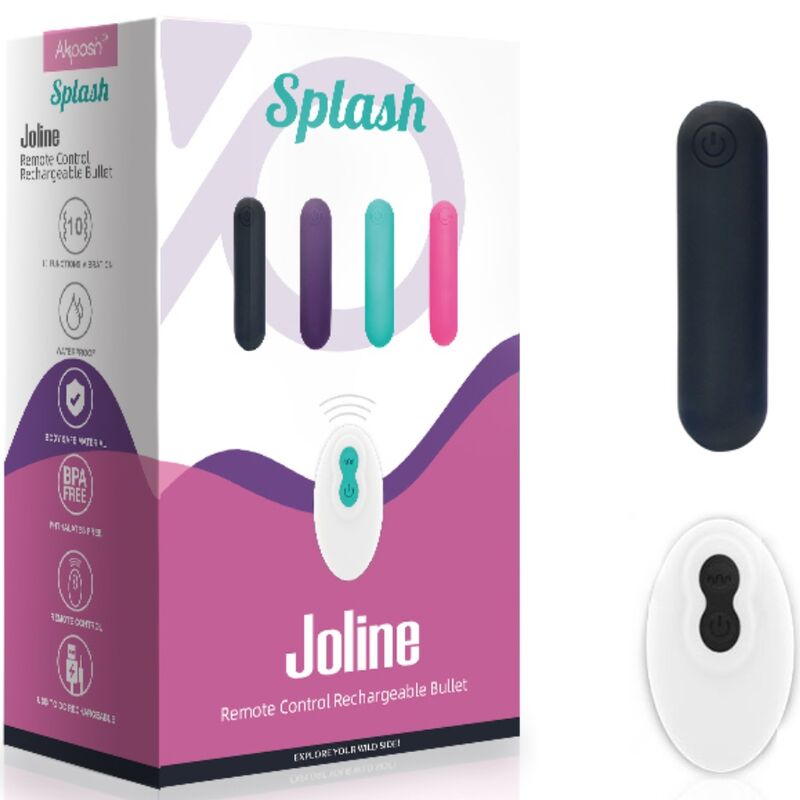 Armony Splash Joline Vibrator Bullet Silikon Fernbedienung 10...