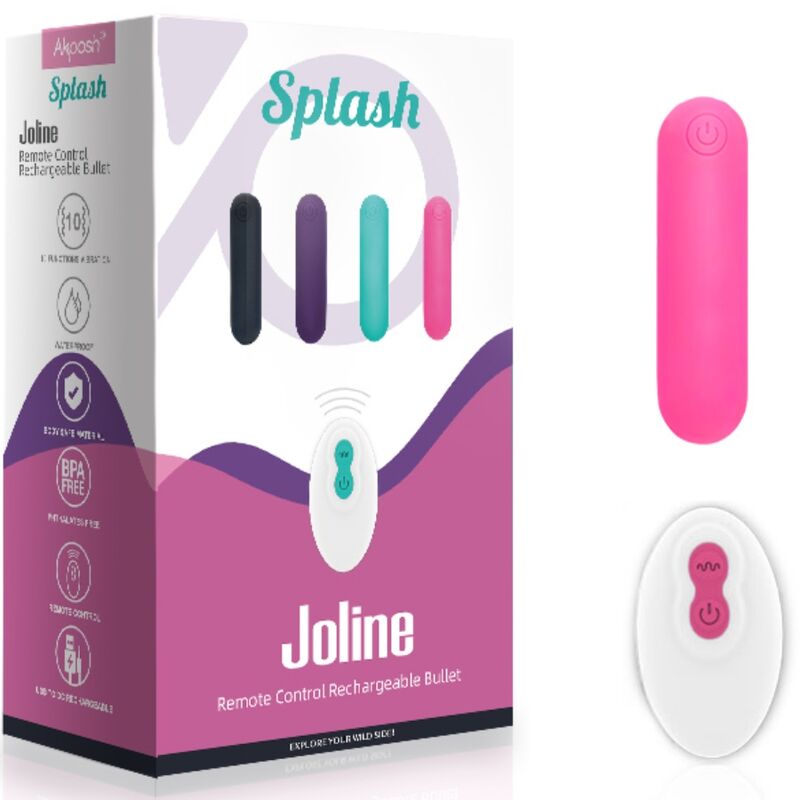 Armony – Splash Joline Vibrator Bullet Silikon Fernbedienung 10 Vib...