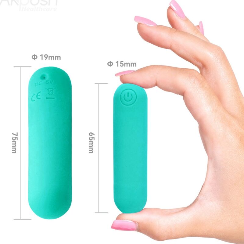 Armony – Splash Haha Vibrator Bullet Silikon 10 Vibrationen 75 x 19...