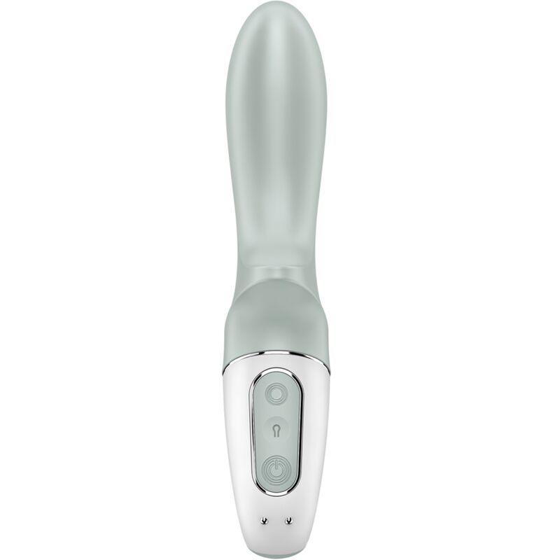 Satisfyer Air Pump Booty 3 Aufblasbarer Analvibrator Graugrün