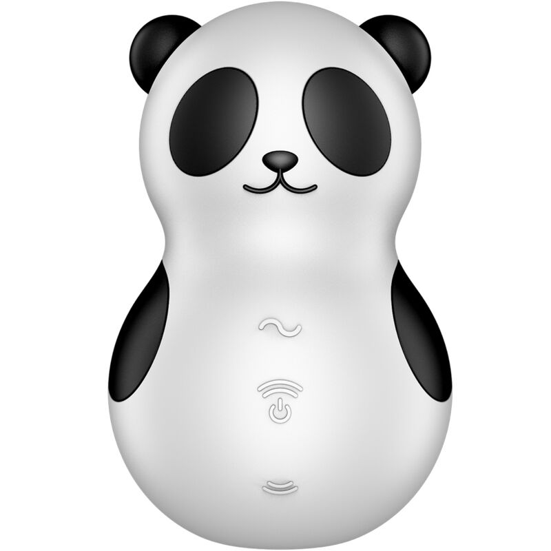 Satisfyer Pocket Panda Stimulator & Vibrator Schwarz Weiss