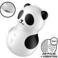 Satisfyer Pocket Panda Stimulator & Vibrator Schwarz Weiss