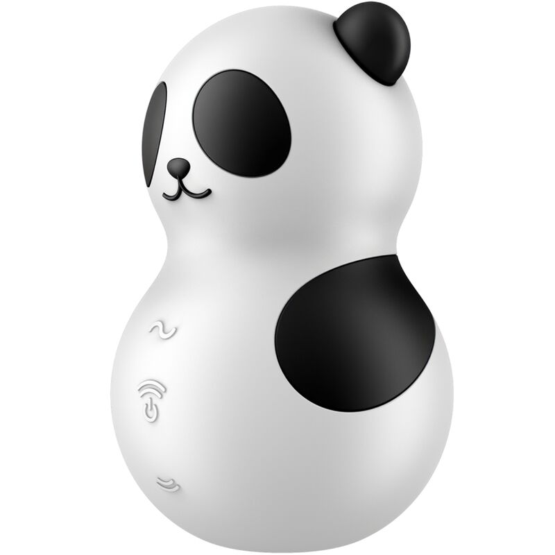 Satisfyer Pocket Panda Stimulator & Vibrator Schwarz Weiss