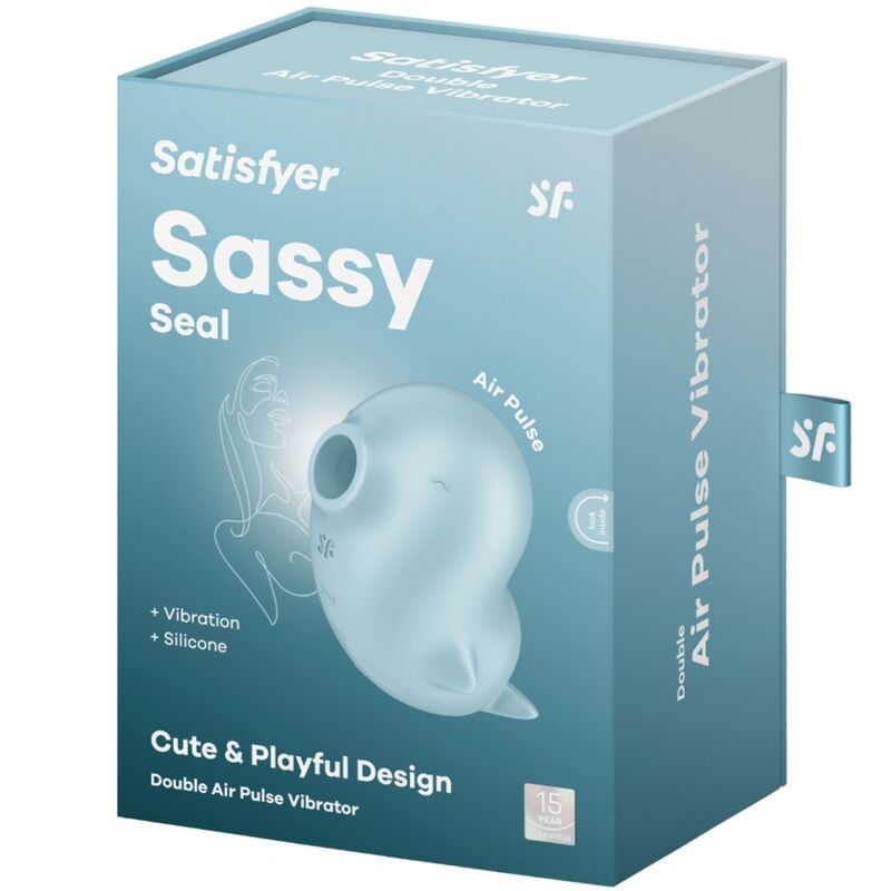 Satisfyer Sassy Seal Stimulator & Vibrator Blau
