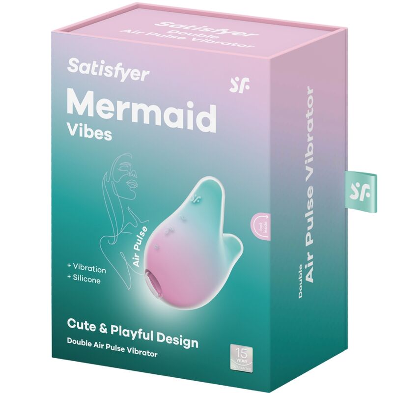 Satisfyer Mermaid Vibes Stimulator & Vibrator Mint und Pink