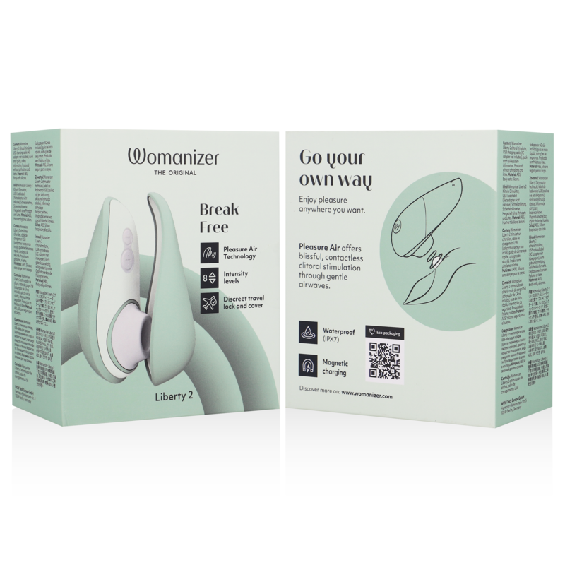 Womanizer – Liberty 2 Klitorisstimulator & Sauggerät Hellgrün