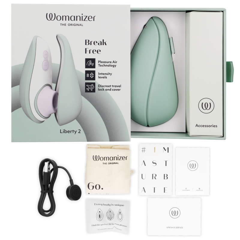 Womanizer – Liberty 2 Klitorisstimulator & Sauggerät Hellgrün