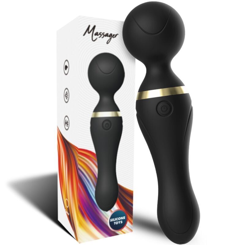Armony – Freeza Massager & Vibrator Super Flexibler Kopf Schwarz