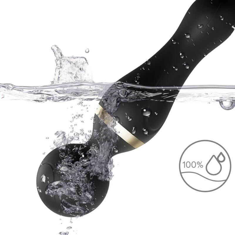 Armony – Freeza Massager & Vibrator Super Flexibler Kopf Schwarz