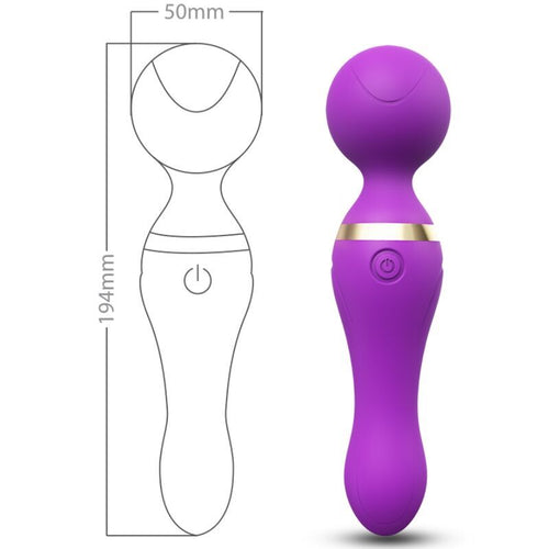 Armony – Freeza Massager & Vibrator Super Flexibler Kopf Lila