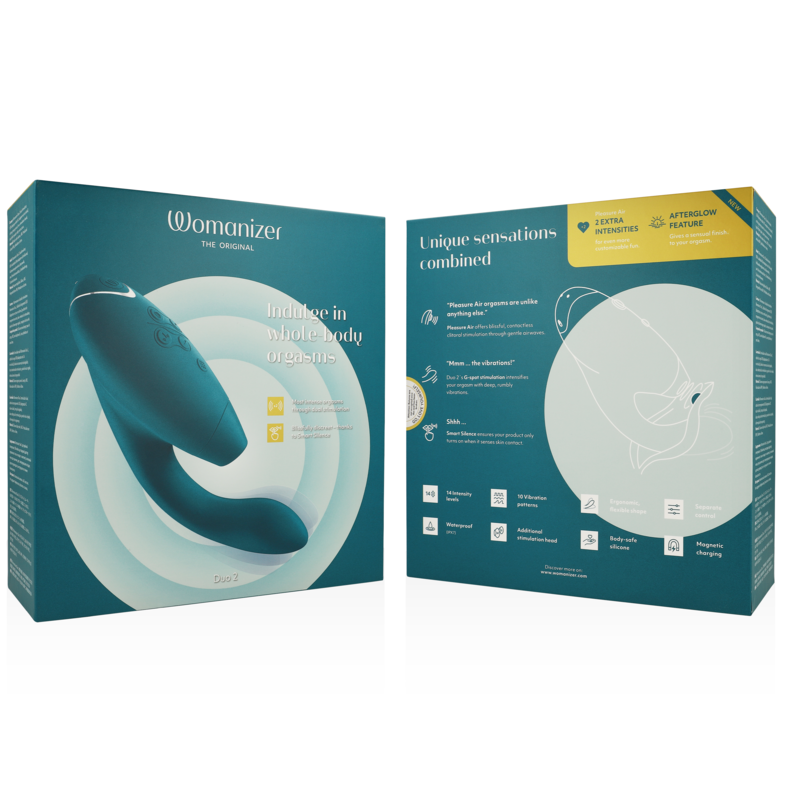 Womanizer Duo 2 Stimulator Blaues Benzin