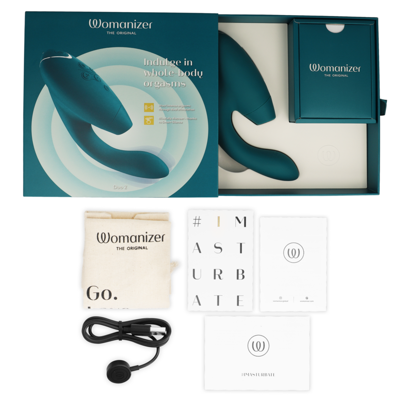 Womanizer Duo 2 Stimulator Blaues Benzin