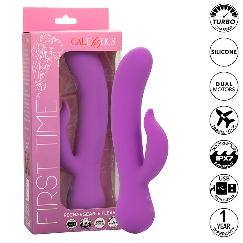 Calexotics First Time Vibrator Pleaser Wiederaufladbar Lila
