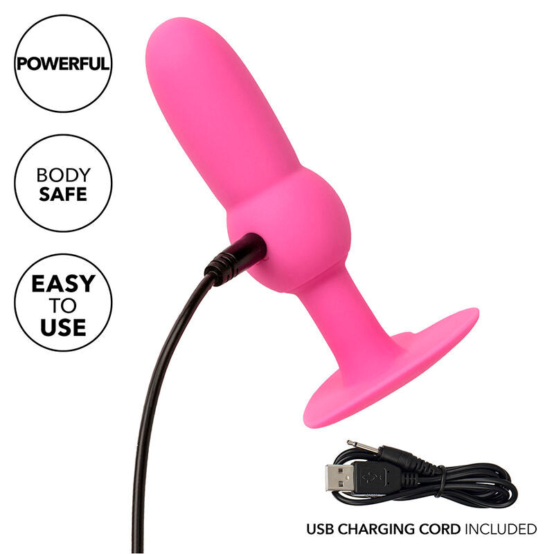 Calexotics First Time Anal Plug mit Perlensonde 10 Vibrationen
